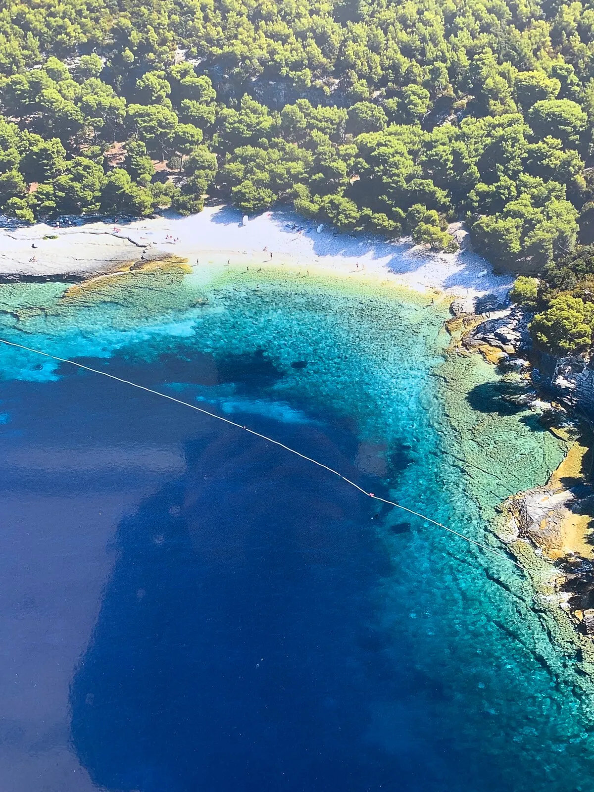 Srebrna Beach aerial