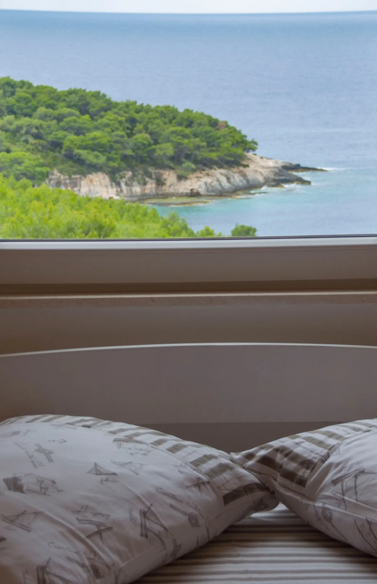 Schlafzimmer mit Meerblick