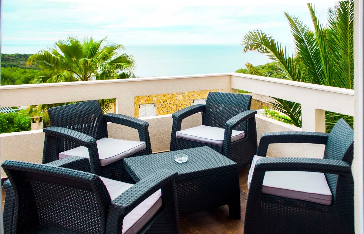 Terrasse mit Meerblick